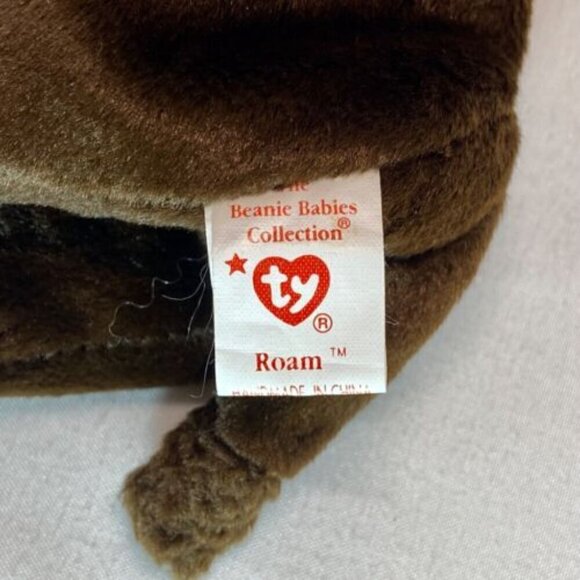 Ty Beanie Baby ROAM the Buffalo 1998 MWMTs Stuffed Animal Toy Tag Errors Vintage - Picture 8 of 8